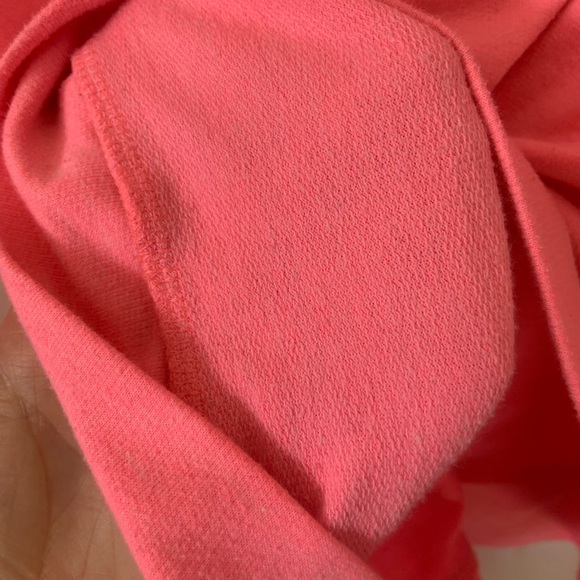 Hot pink wide neck 3/4 sleeve WIFEY shirt. Size small - Picture 4 of 4